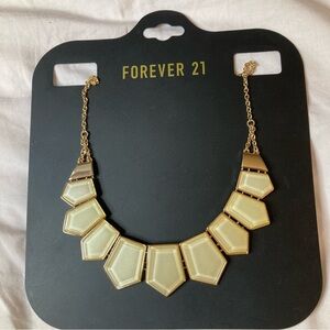 Forever 21 Gold Geometric Necklace